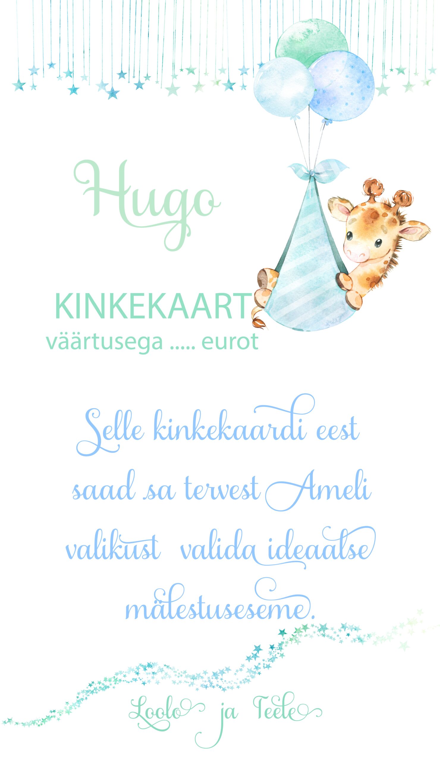 Kinkekaart - Pilt 3